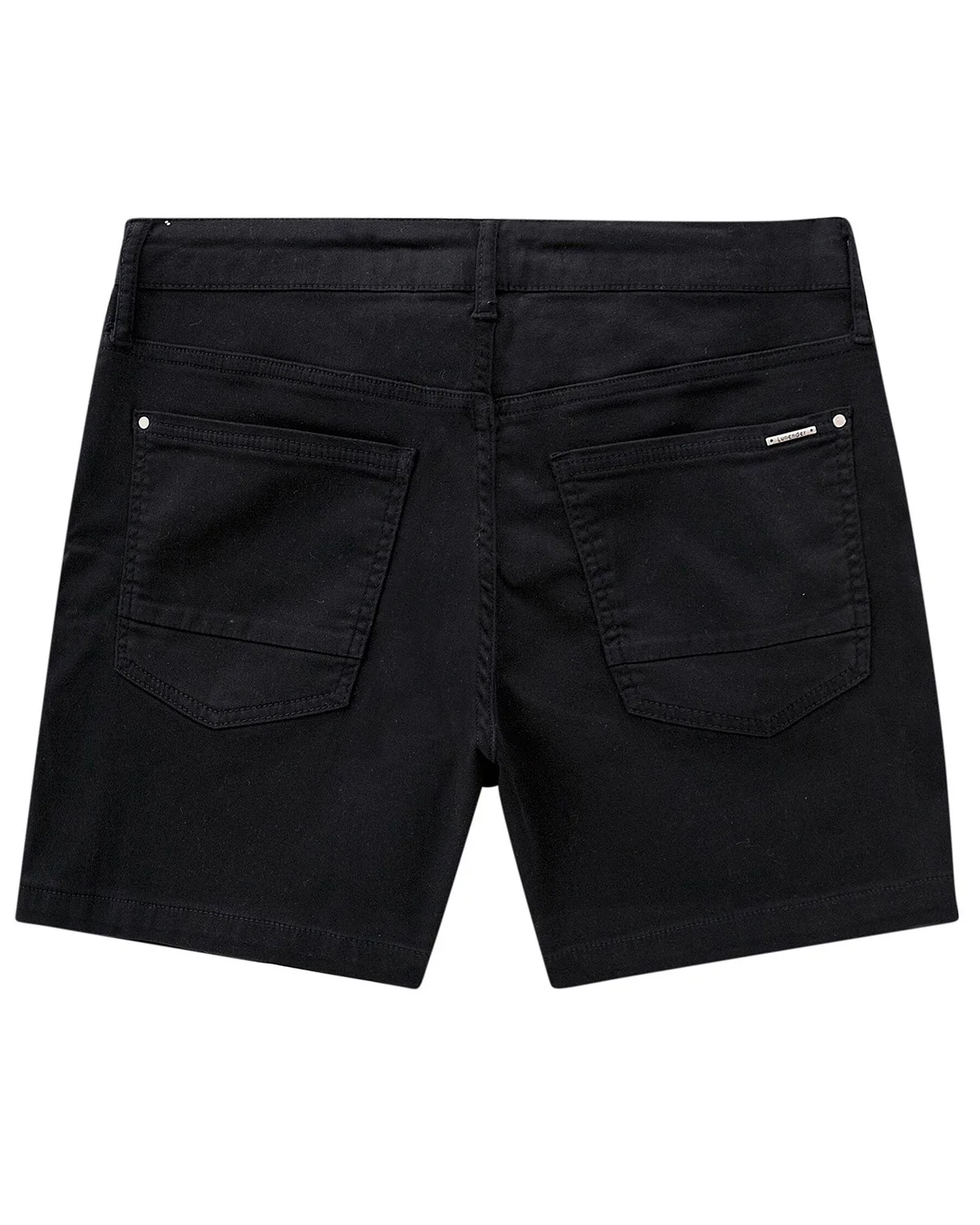 Lunender shorts sarja com elastano 1.47870 — PRETO REATIVO (foto 2)
