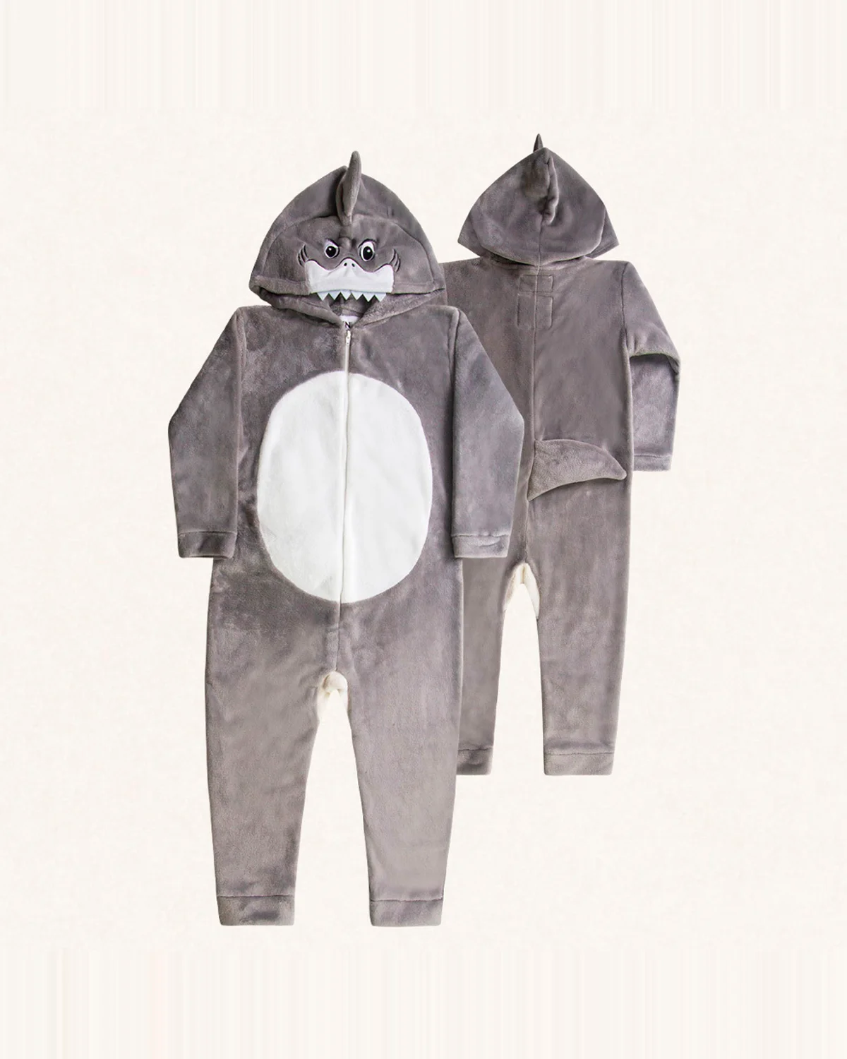 Fakini pijama kigurumi tubarao — CINZA COALA (foto 1)