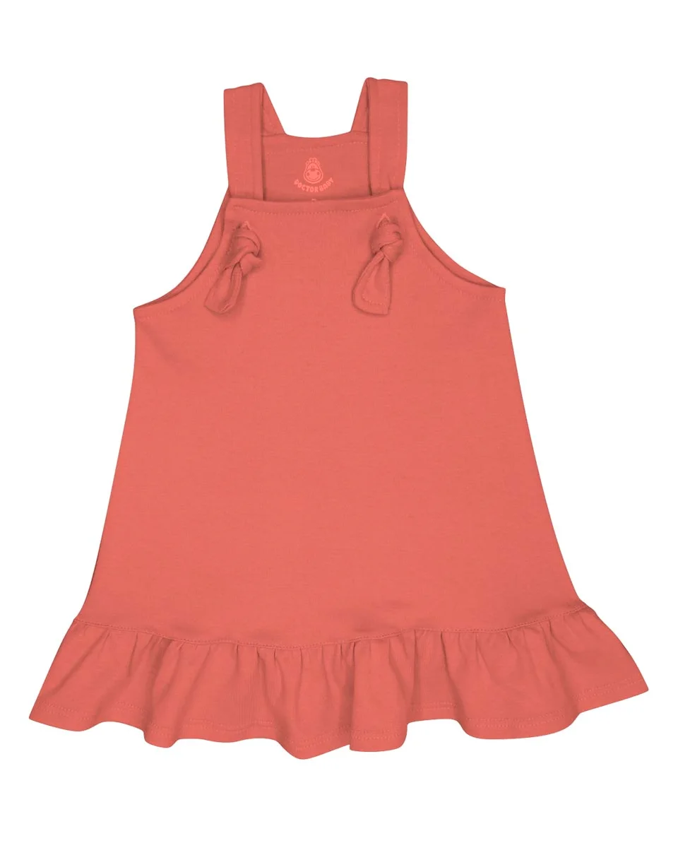 Doctor baby jardineira feminina 48353 — CORAL (foto 1)