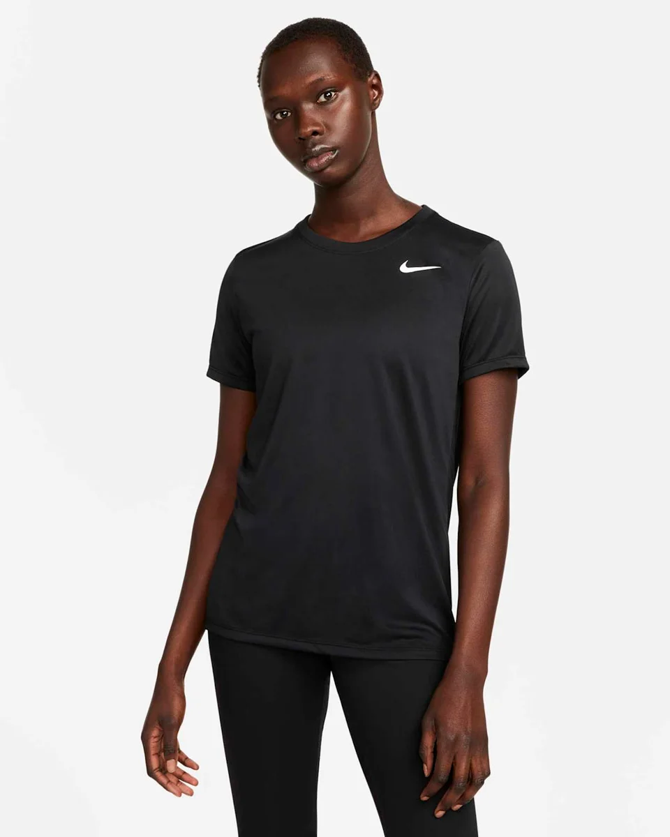 Nike camiseta dri-fit feminina dx0687 — PRETO (foto 1)