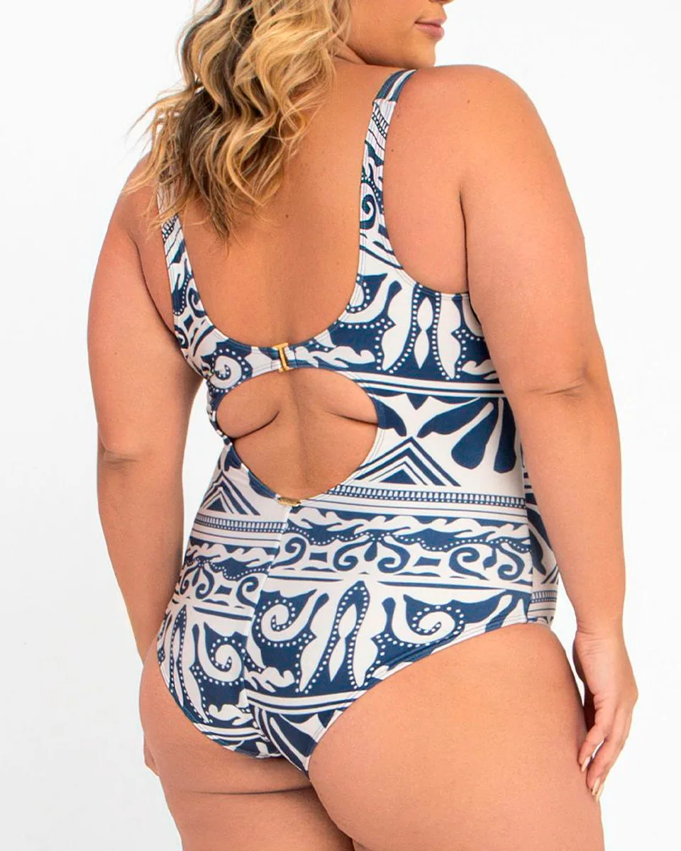 Banho de mar maio modelador estampado — CARIRI (foto 2)
