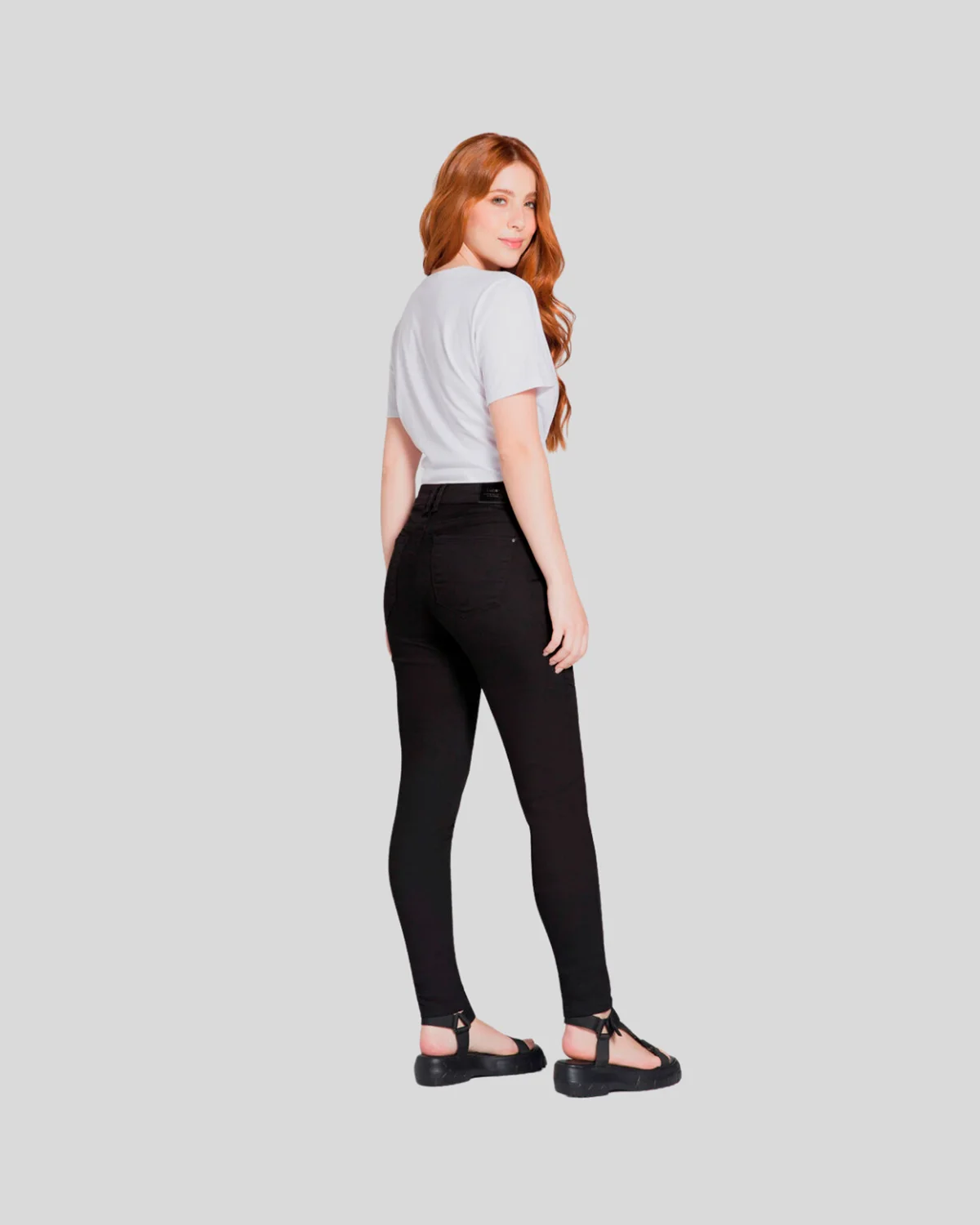 Lunender calca jeans com elastano 1.67154 — PRETO REATIVO (foto 3)