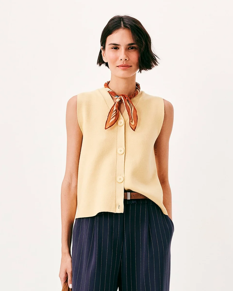 Hering colete feminino k6em — AMARELO (foto 4)