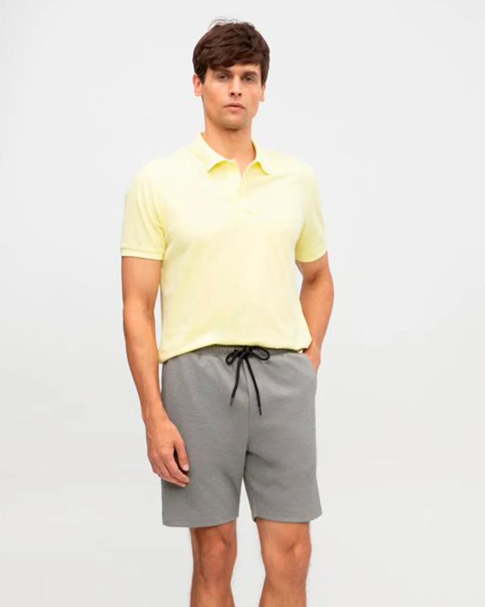 Hangar 33 shorts malha jacquard 72273 — PRETO (foto 1)