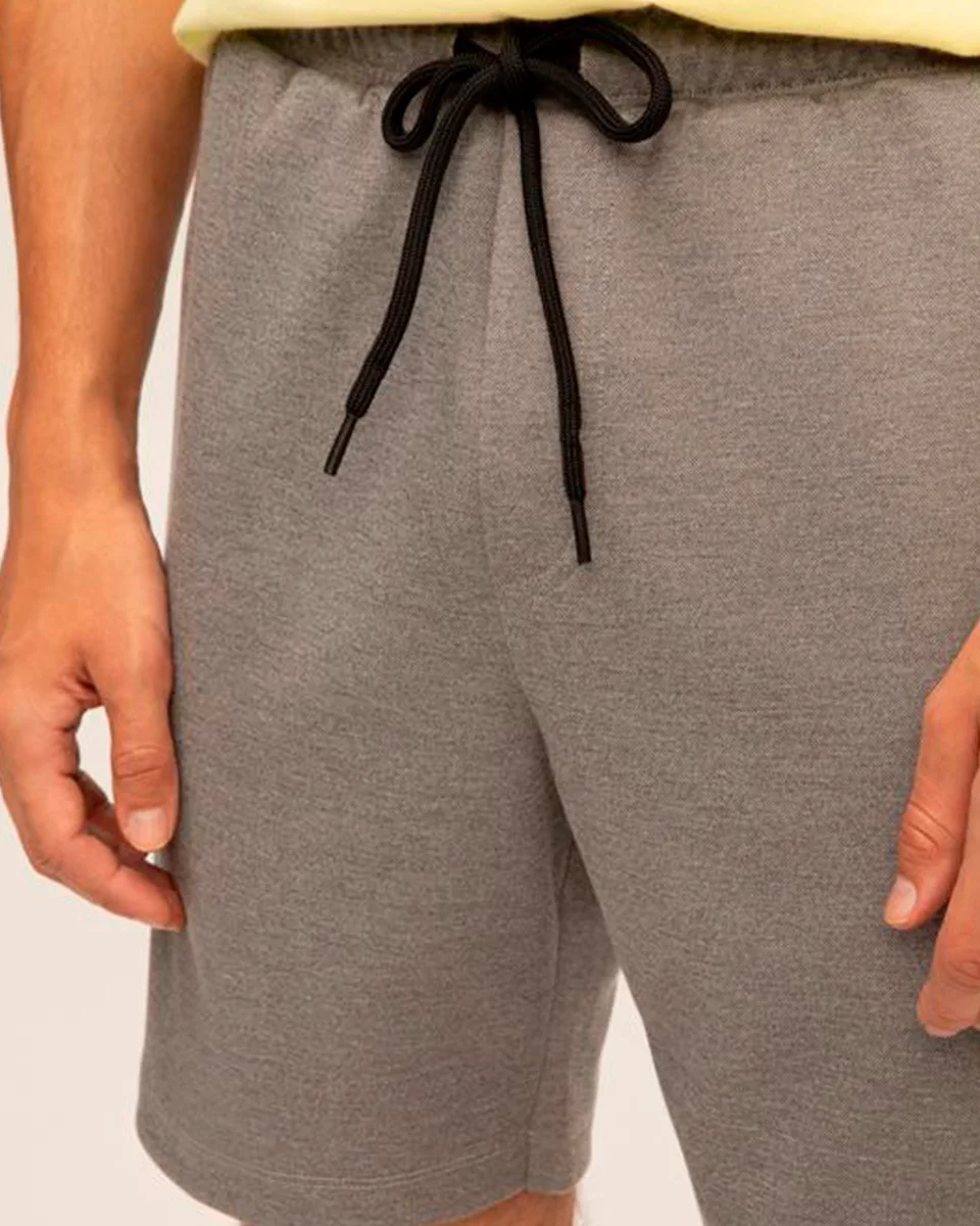 Hangar 33 shorts malha jacquard 72273 — PRETO (foto 2)