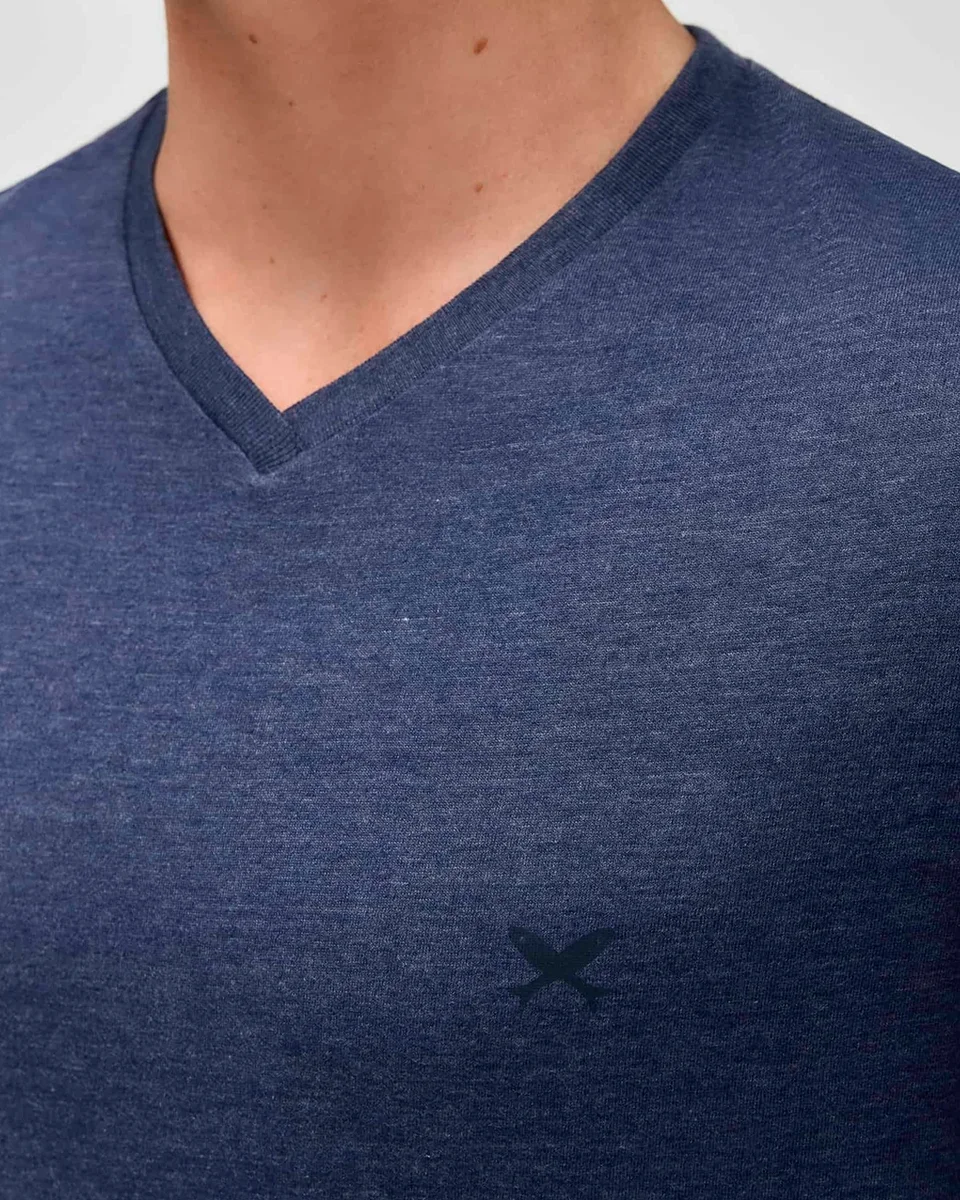 Hering pijama masculino curto em malha 7613 — AZUL (foto 4)