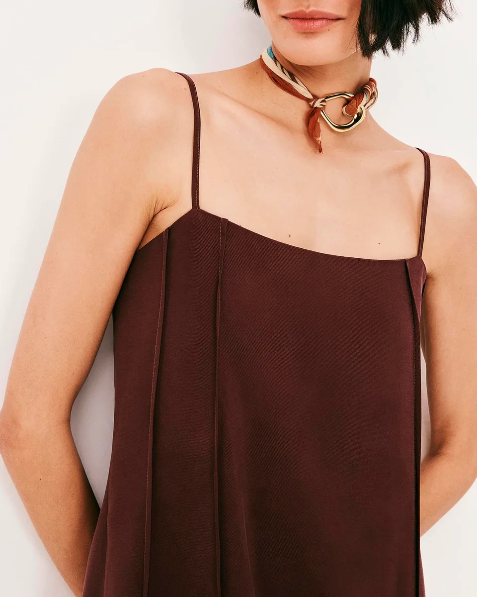 Hering vestido feminino k6cm — VINHO (foto 1)
