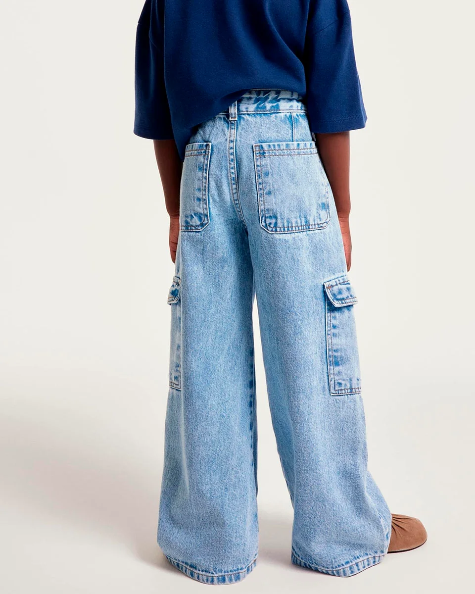 Hering kids calca feminino infantil c5my — JEANS (foto 5)