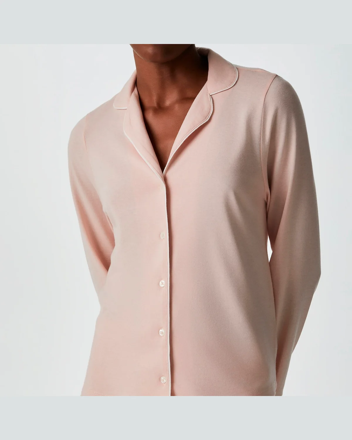 Hering pijama longo feminino com botoes 7cyh — ROSA (foto 2)