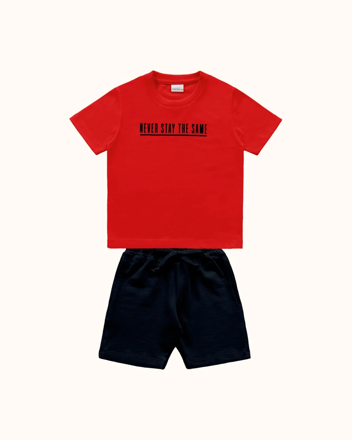 Fakini conjunto camiseta e bermuda em malha masculino 10.25.03429 (foto 2)