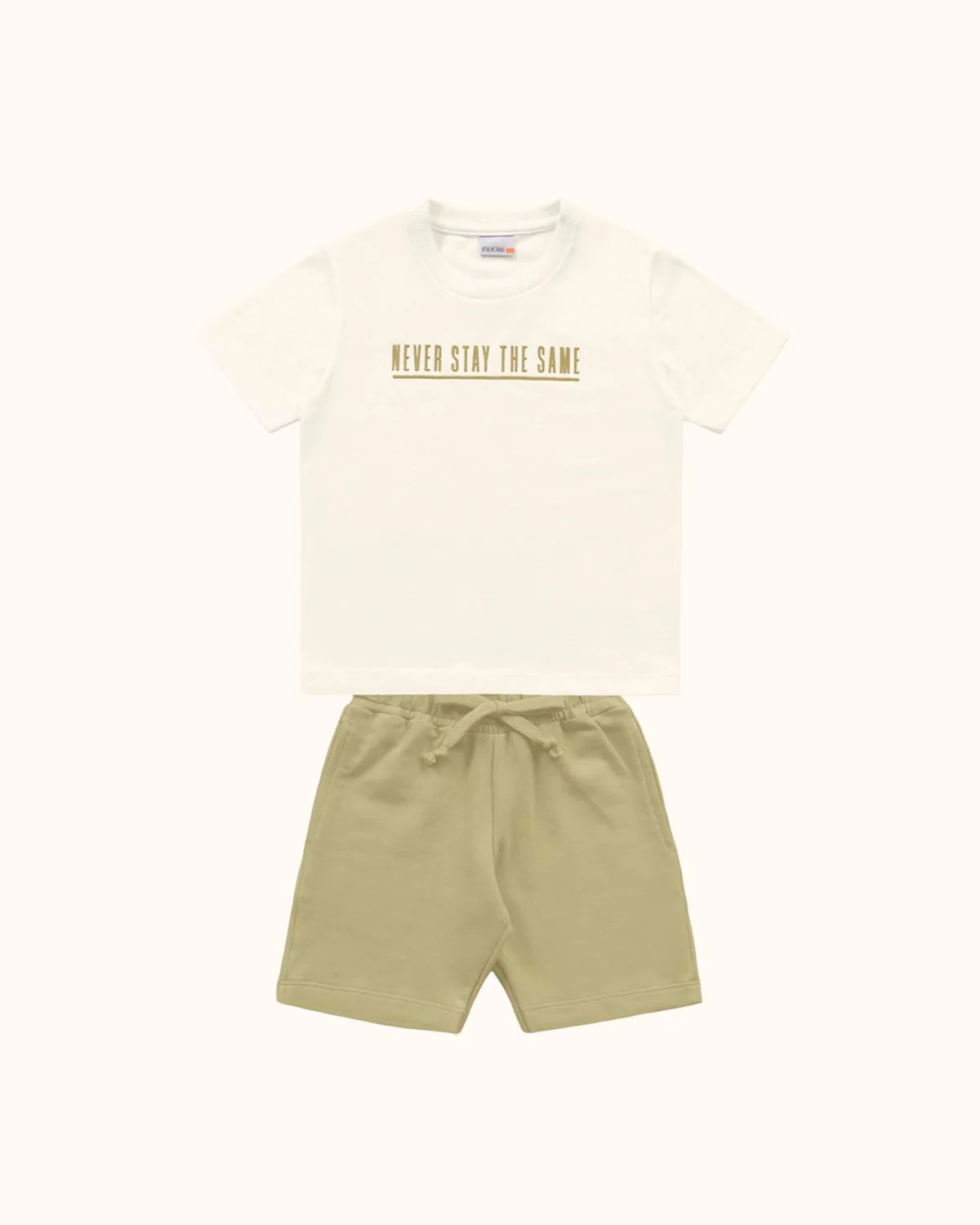 Fakini conjunto camiseta e bermuda em malha masculino 10.25.03429 (foto 1)