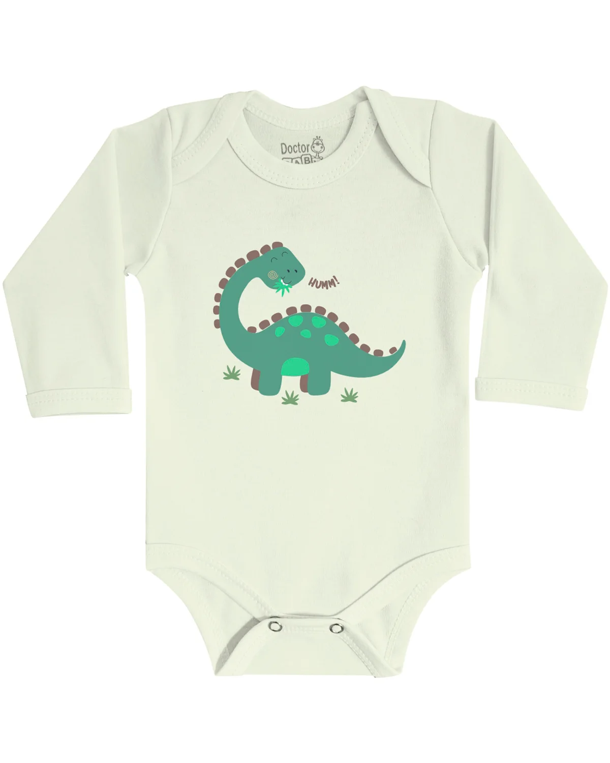 Doctor baby body ml masc. dino — OFF WHITE (foto 1)