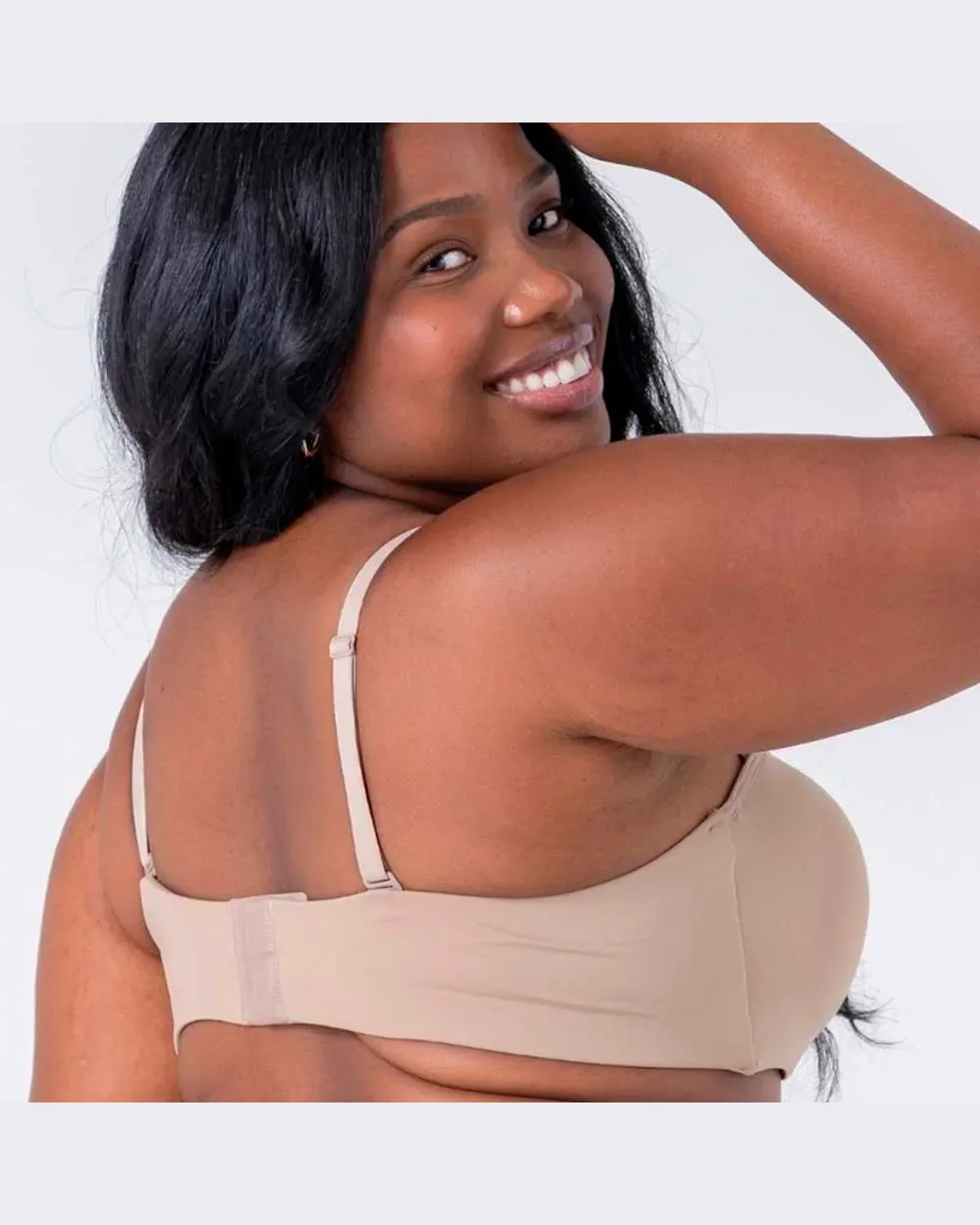 2 rios sutia plus size tomara que caia lateral larga alcas removiveis — CHOCOLATE (foto 1)
