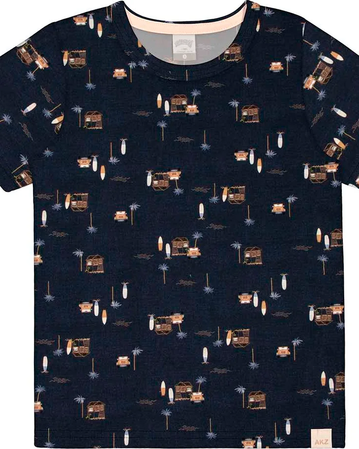 Alakazoo camiseta meia malha penteada 44642 (foto 3)