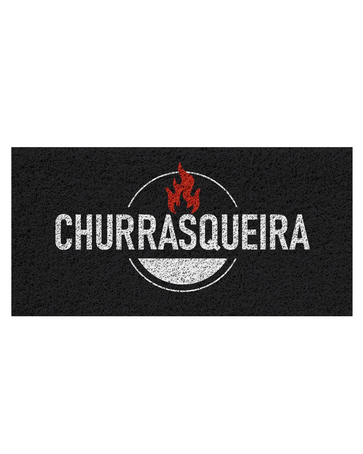 Uzoo capacho vinilico estampado — CHURRASQUEIRA FOGO (foto 2)