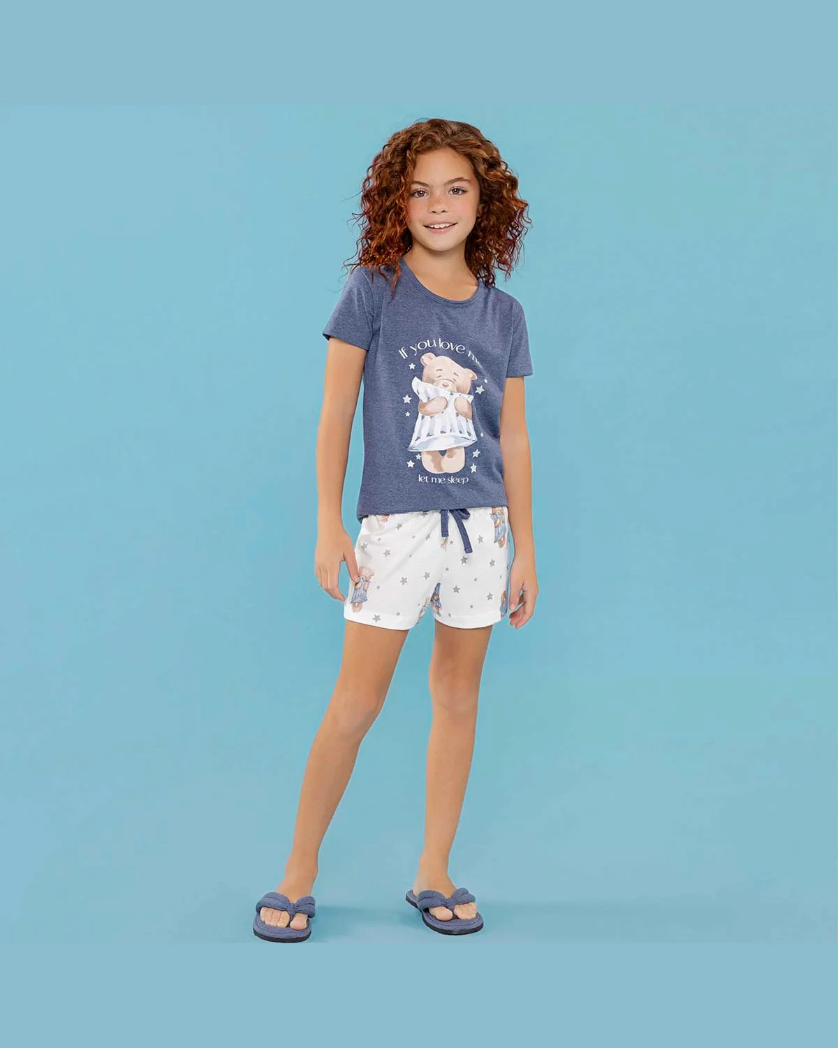 Sensare shortdoll fem juvenil sleeper 13936j — MARINHO (foto 1)