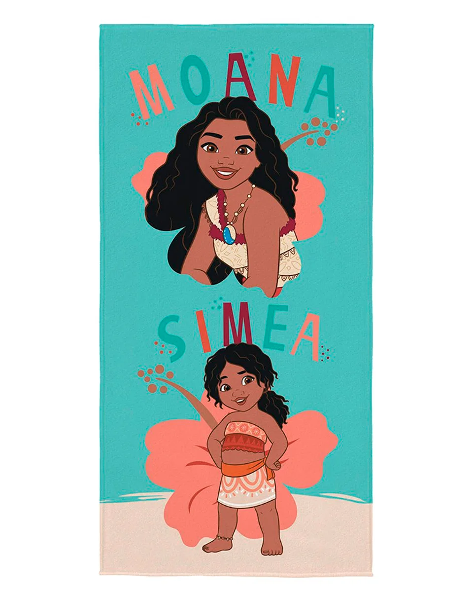 Lepper toalha aveludada estampada infantil moana — SIMEA (foto 1)