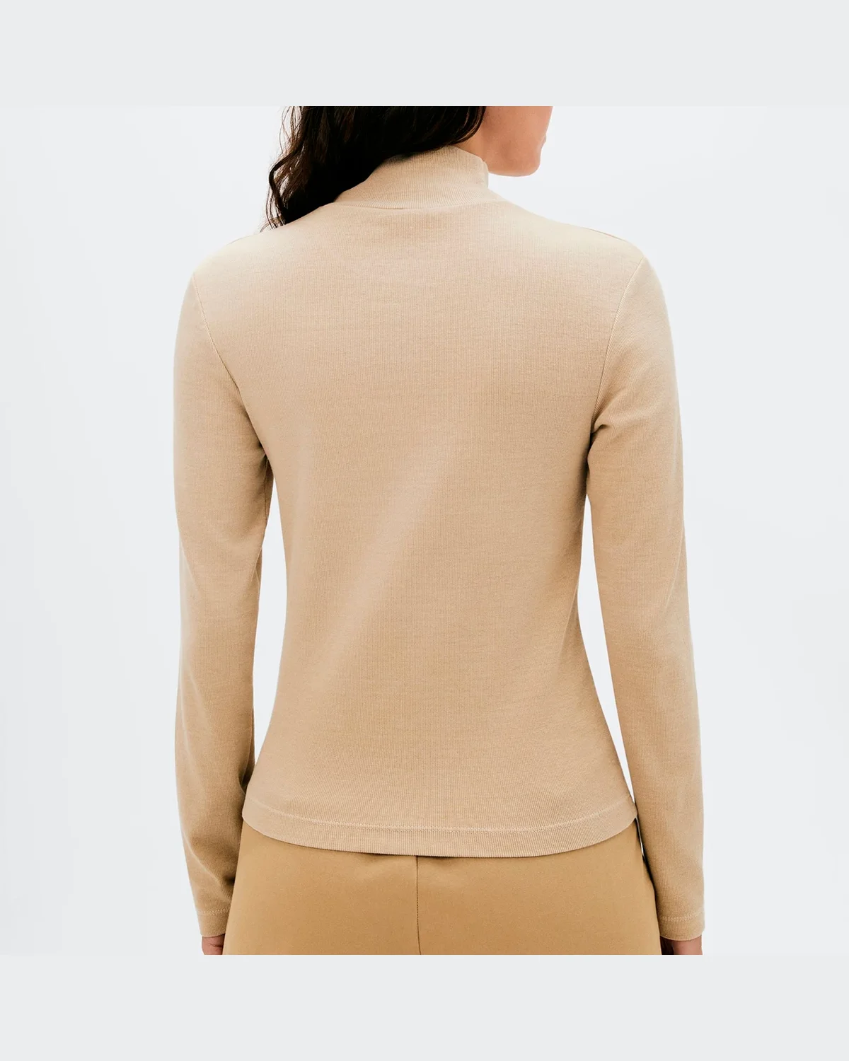 Hering blusa feminina manga longa gola alta em ribana 4h50 (foto 4)