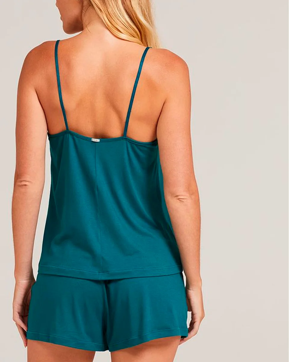 Liebe short doll em viscose com renda visc (foto 4)