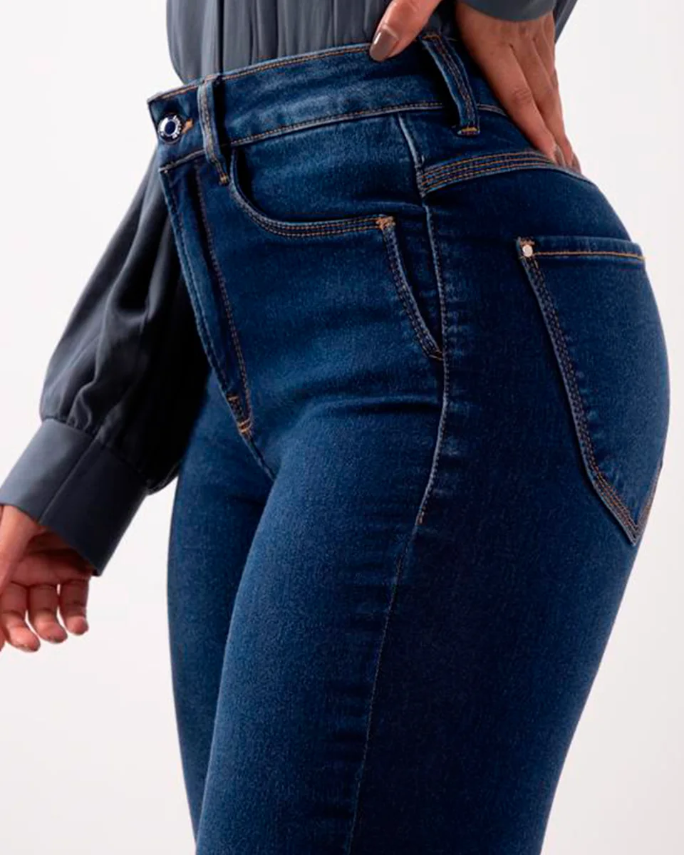 Lunender calca com elastano 1.0022j — JEANS (foto 2)