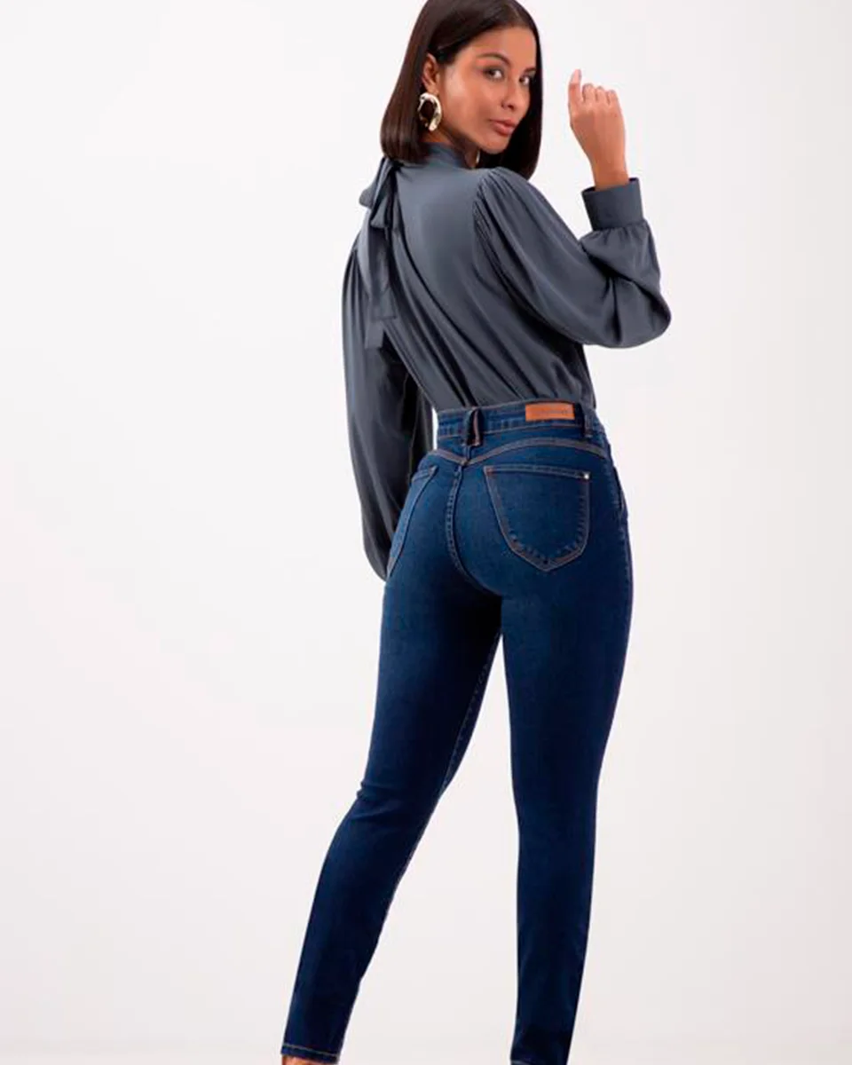 Lunender calca com elastano 1.0022j — JEANS (foto 3)