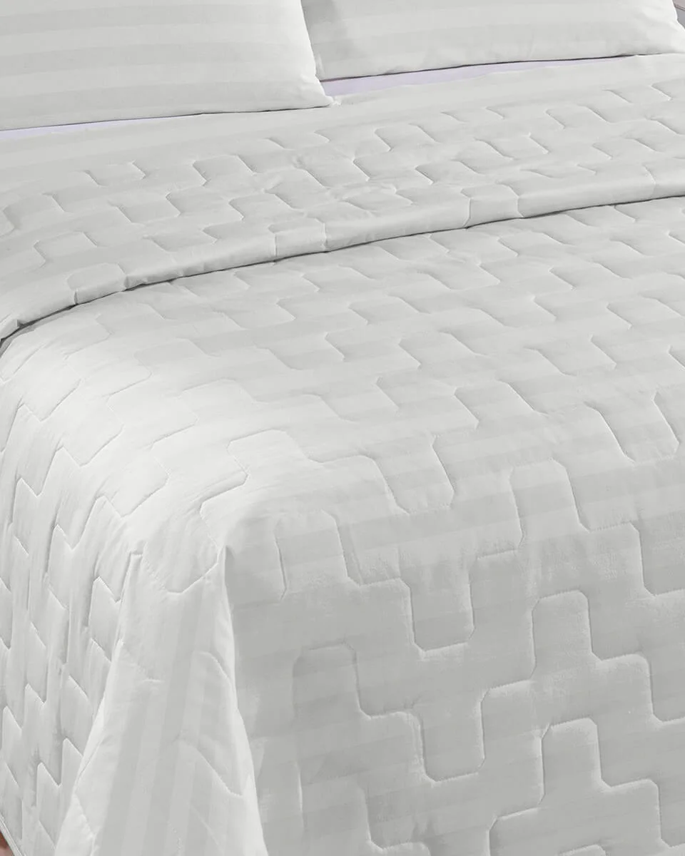 Buettner jogo cama sonata microfibra estampado — STRIPES GELO (foto 3)
