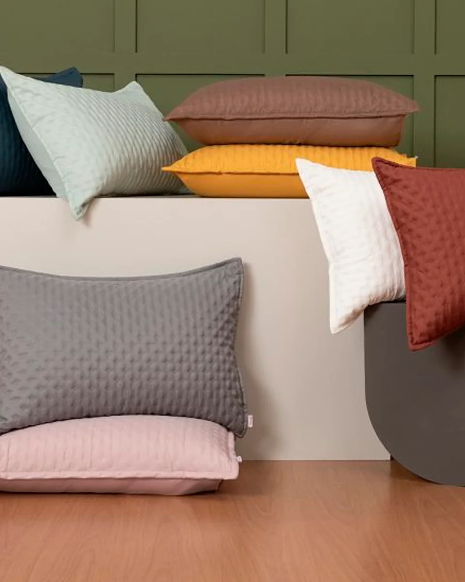Lavive porta travesseiro comfy matelado — PRETO (foto 2)