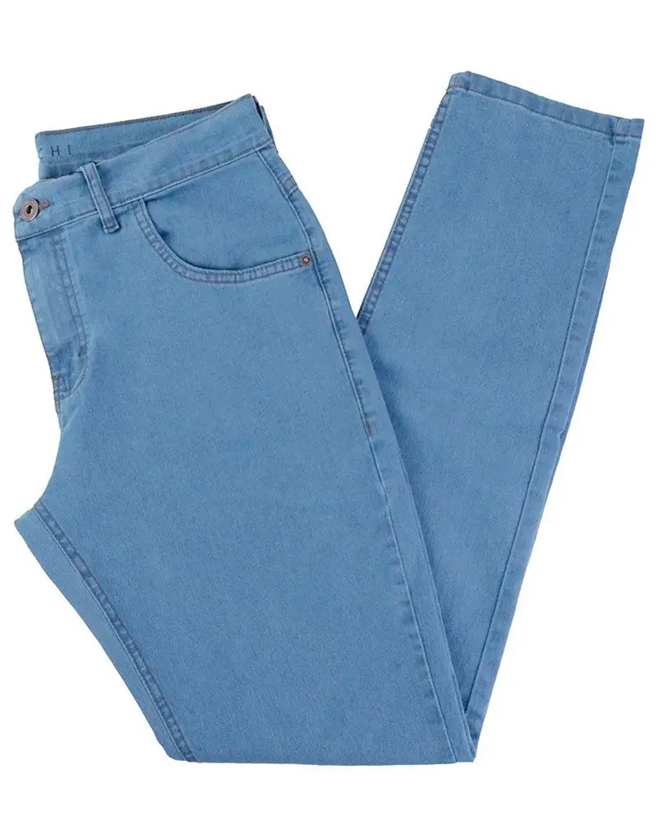 Ogochi calca essencial slim — JEANS CLARO (foto 1)