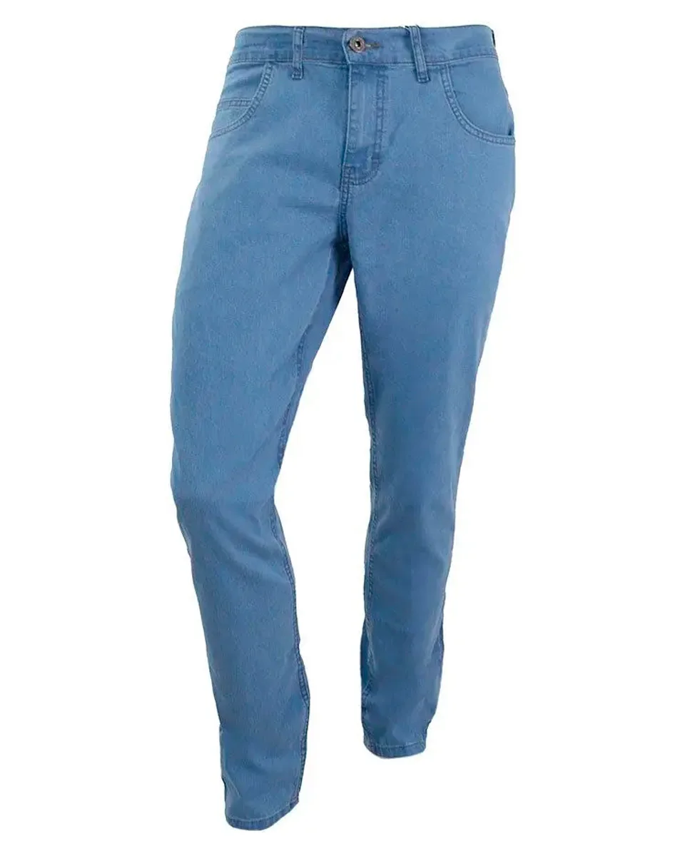 Ogochi calca essencial slim — JEANS CLARO (foto 5)