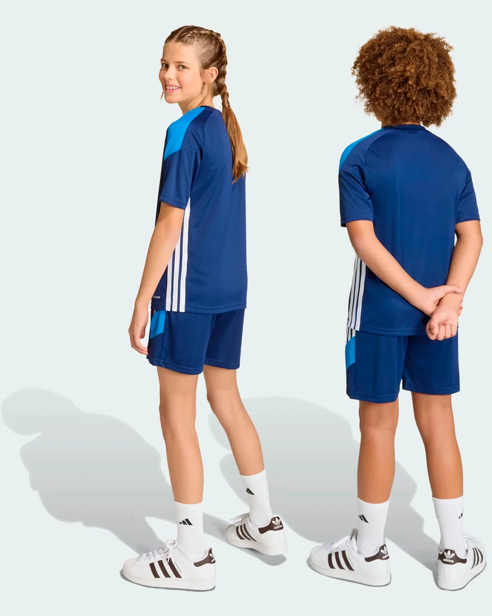 Adidas shorts tiro es infantil — DARK BLUE/WHITE (foto 5)
