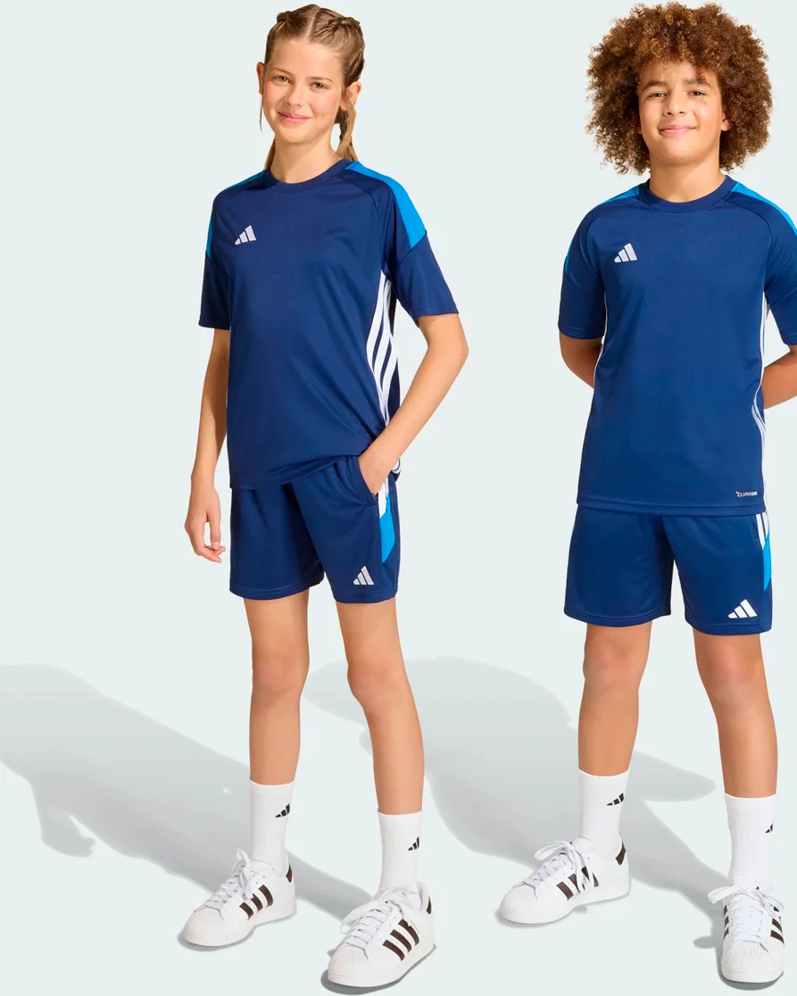 Adidas shorts tiro es infantil — DARK BLUE/WHITE (foto 4)