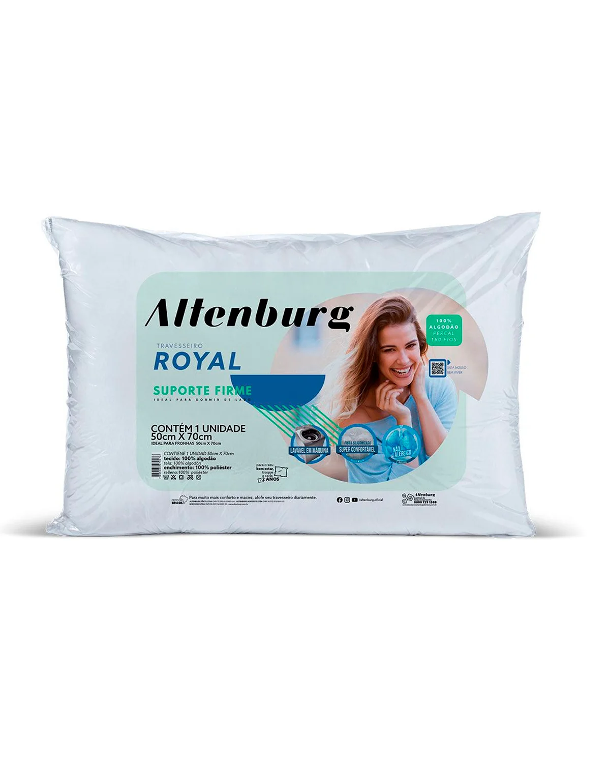 Altenburg travesseiro royal — BRANCO (foto 1)