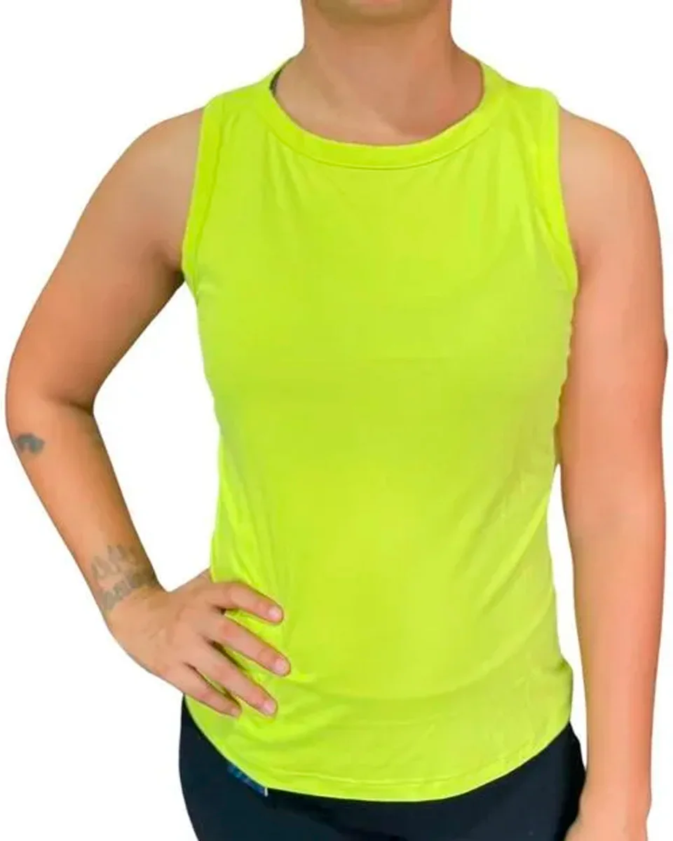 Lupo camiseta lsport af reg clean s/recorte 77145-003 — LIME (foto 1)