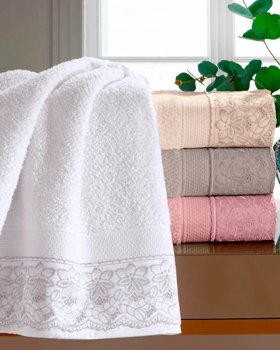 Buettner toalha melody com renda cassia – rosto (foto 7)