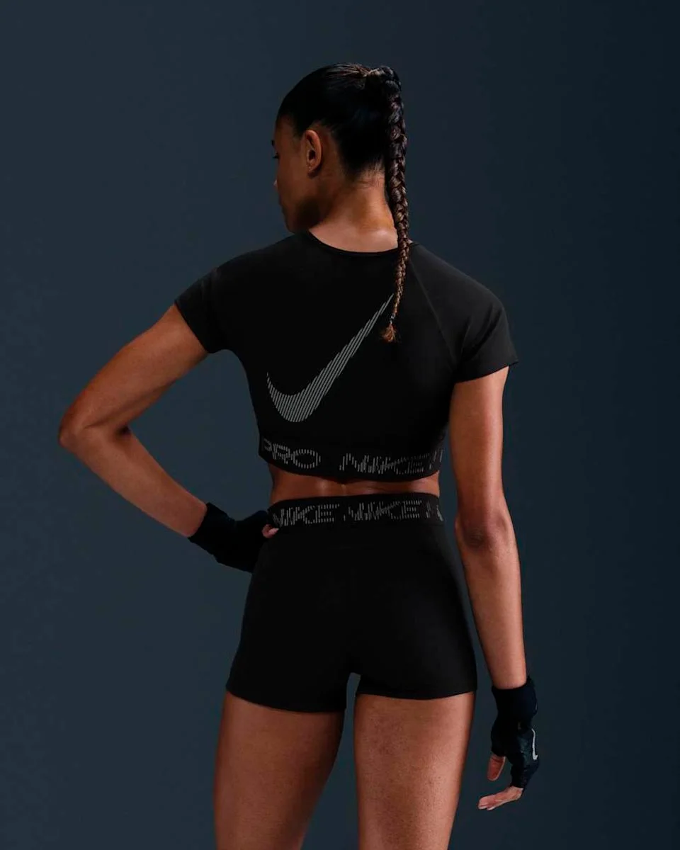 Nike shorts w np df mr 3in tt grx sp25 — PRETO (foto 4)