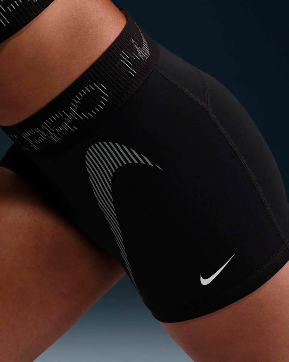Nike shorts w np df mr 3in tt grx sp25 — PRETO (foto 3)