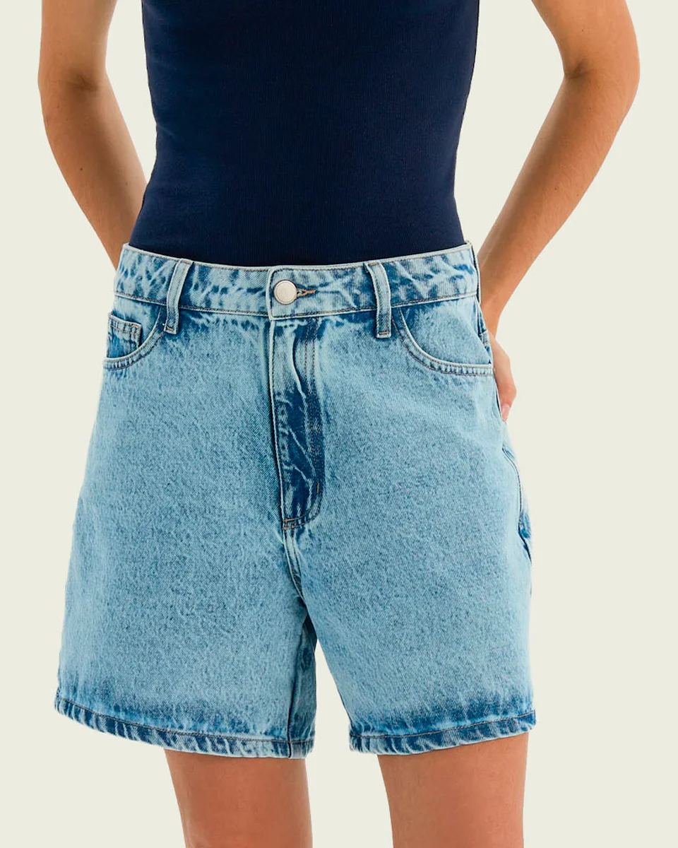 Hering shorts feminino mom cintura alta hcgy (foto 2)