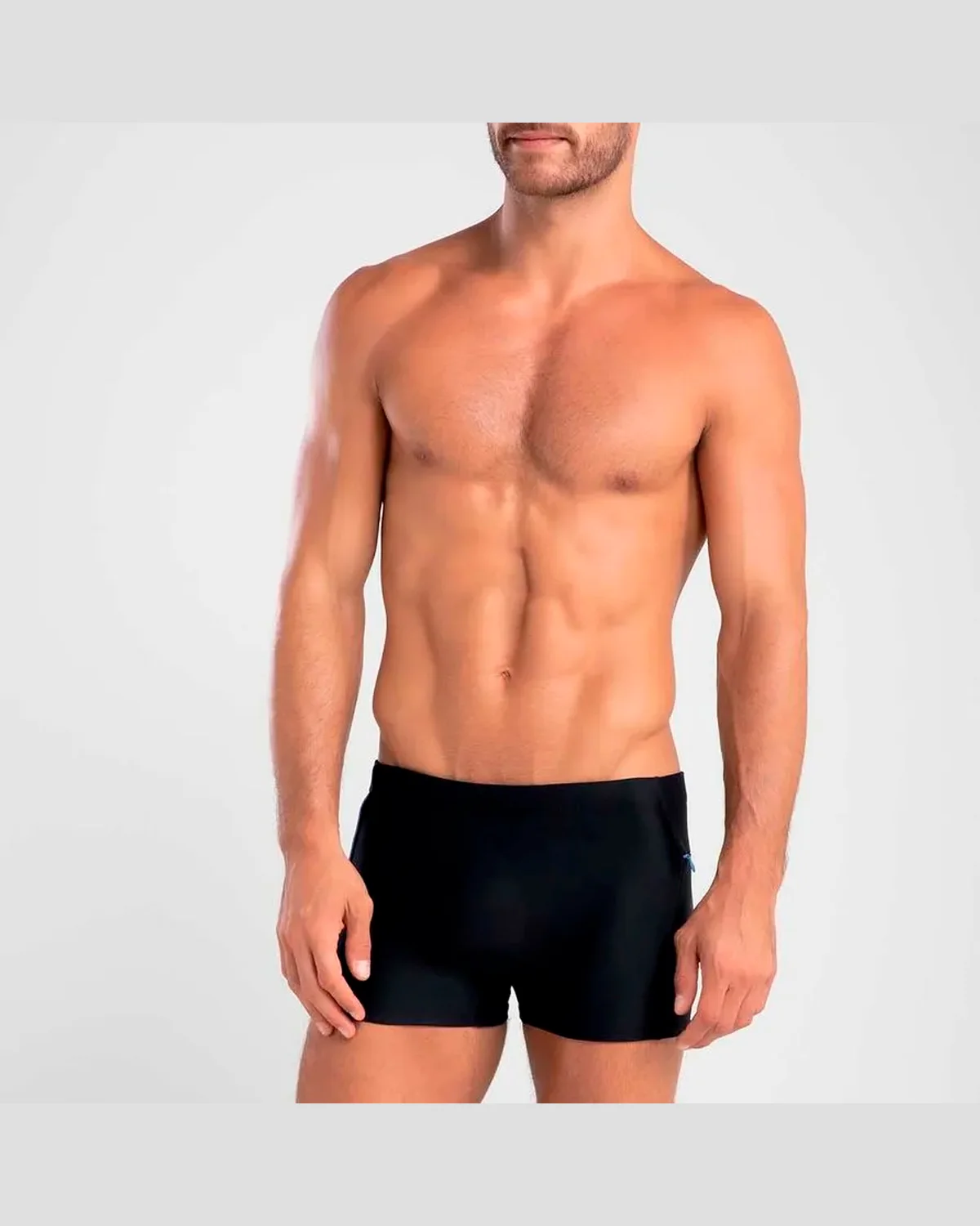 Mash sunga boxer lisa c/bolso lateral — PRETO (foto 1)