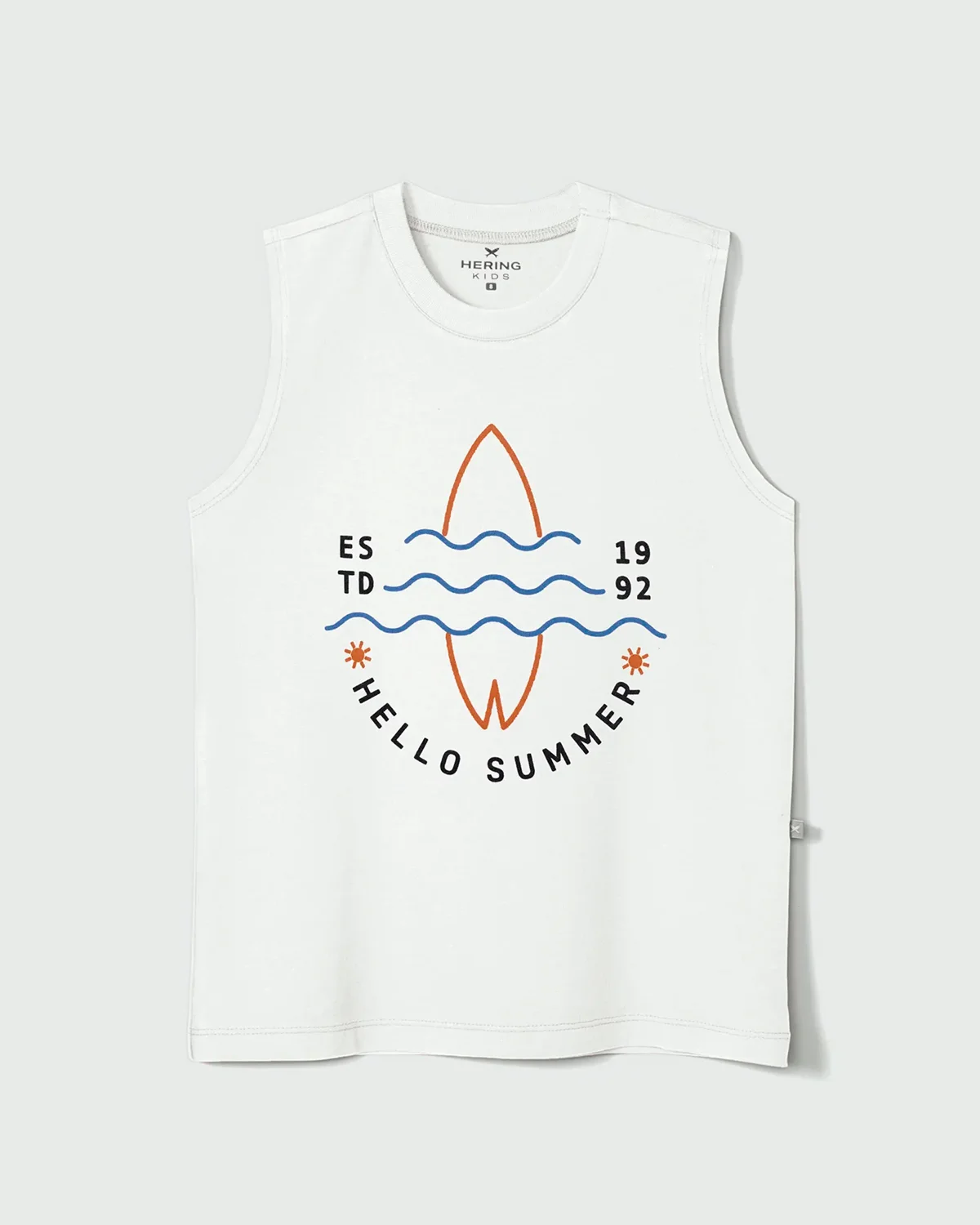 Hering kids camiseta regata masc 51p6 — BRANCO (foto 1)