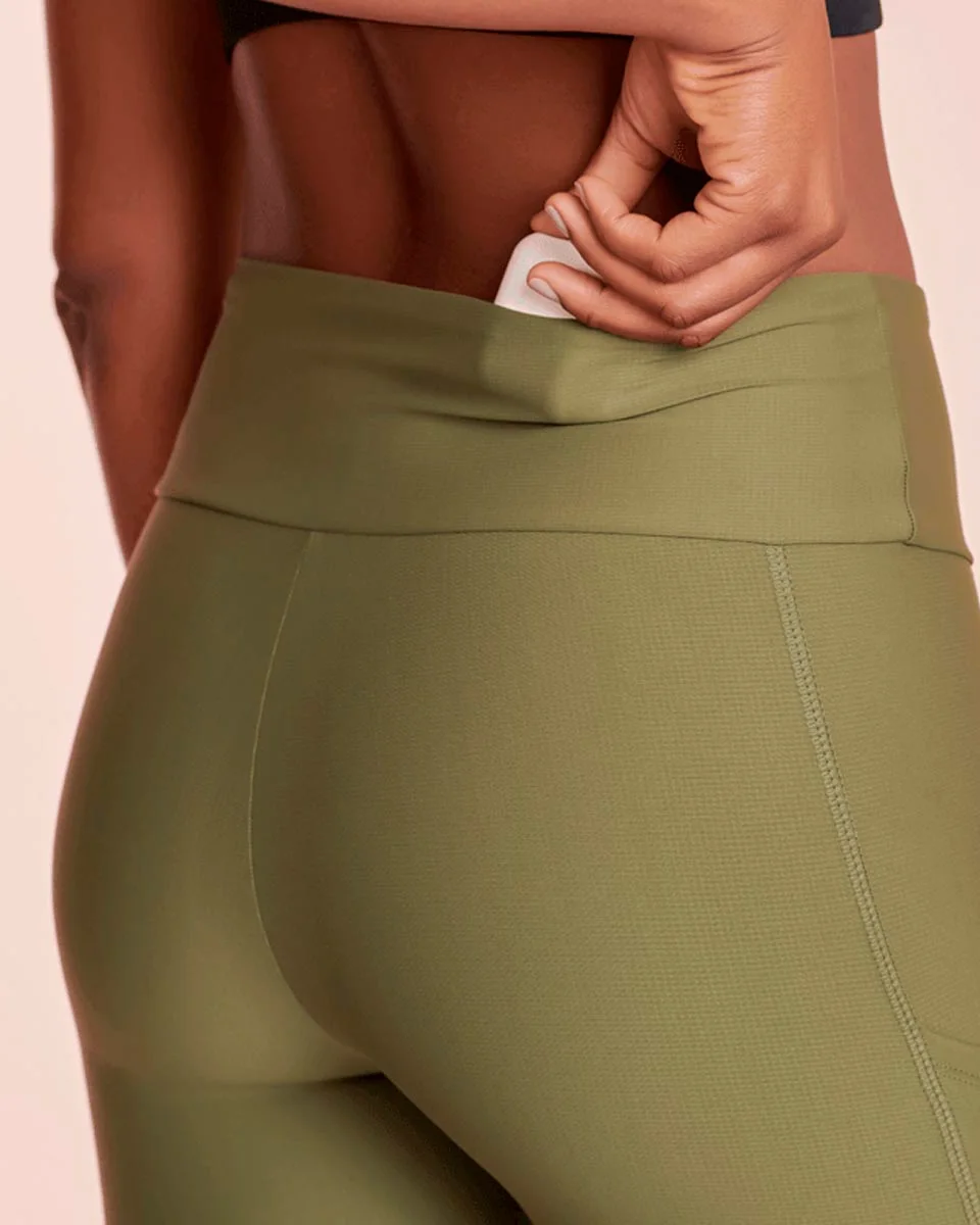 Lupo calca af legging run 5 pockets 76233-001 — VERDE (foto 4)