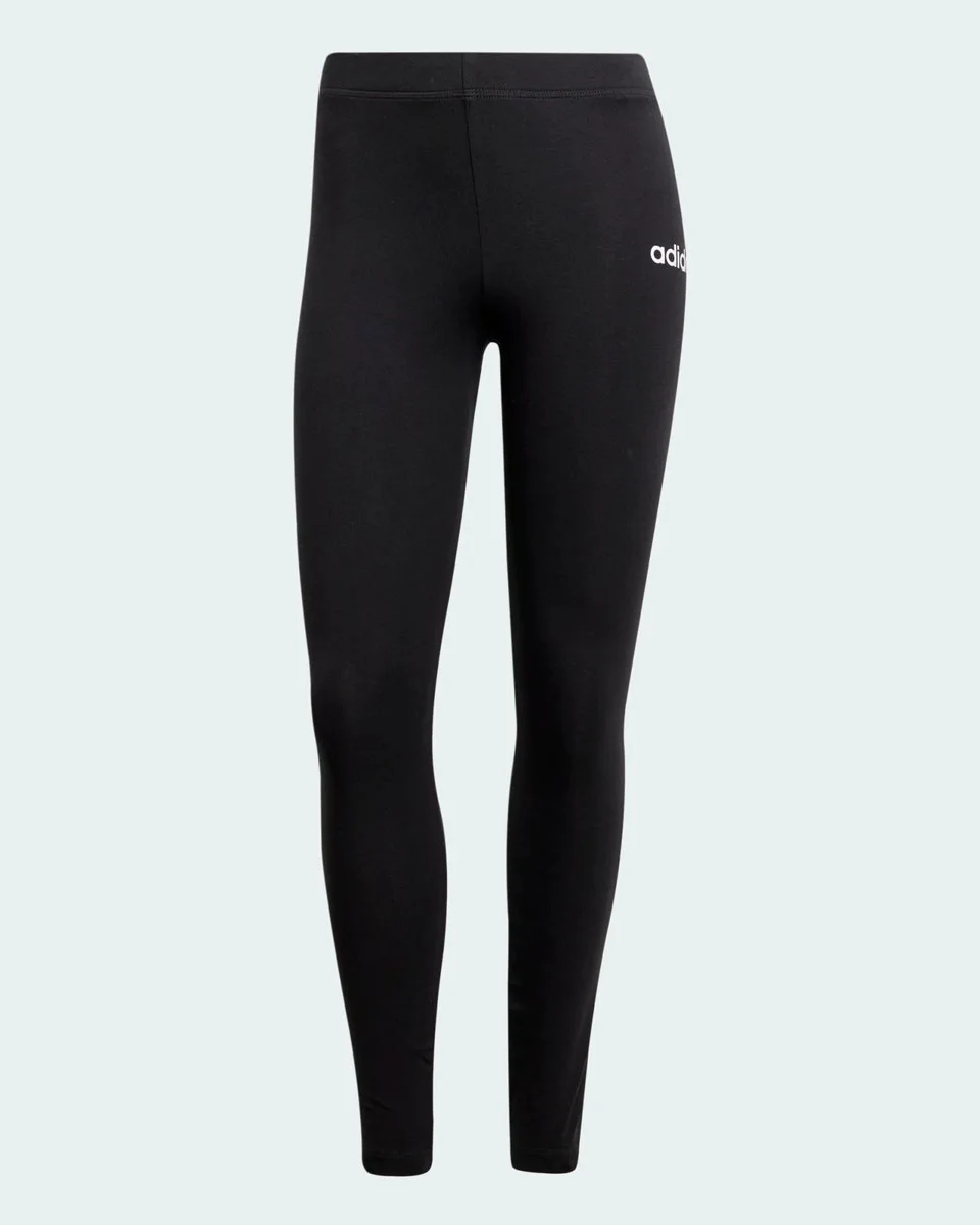Adidas calca legging logo linear jg8621 — BLACK/WHITE (foto 5)