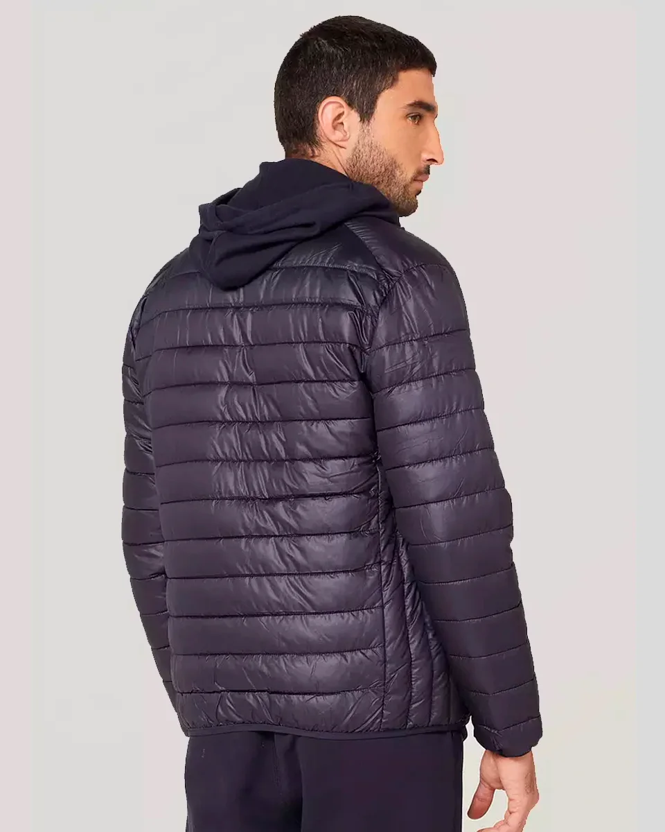 Hering jaqueta basica masculina puffer matelasse ktmz — AZUL (foto 4)