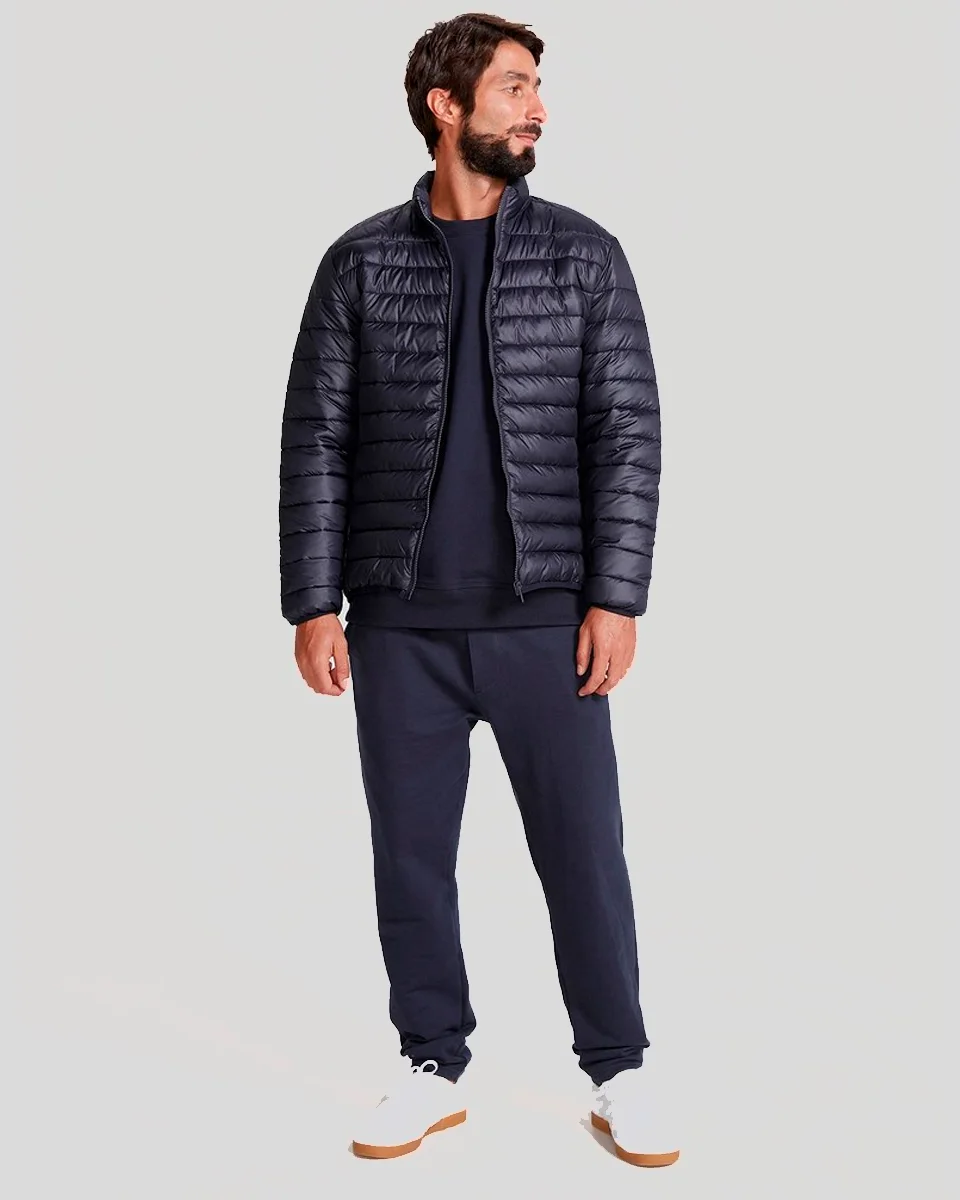 Hering jaqueta basica masculina puffer matelasse ktmz — AZUL (foto 2)