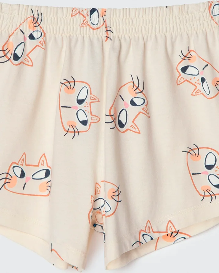 Hering kids pijama sm fem 56th — CORAL/GATINHOS (foto 4)