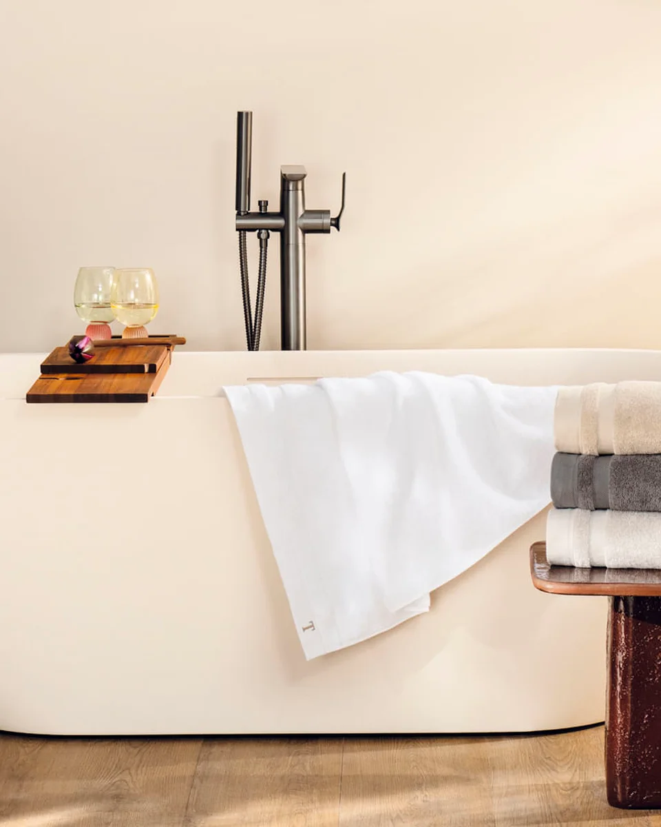 Trussardi toalha marini – rosto — BRANCO (foto 4)