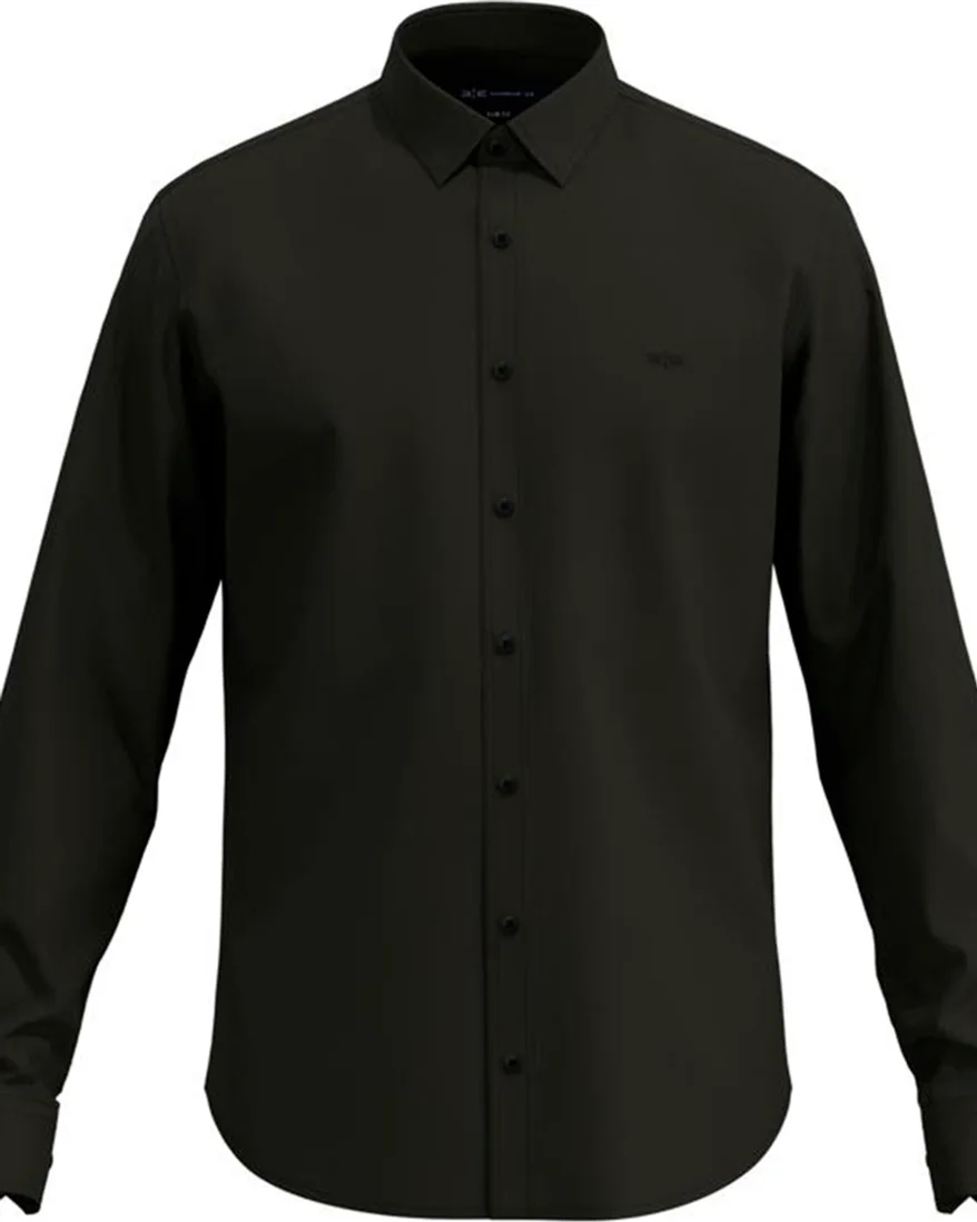 Hangar 33 camisa ml slim fit tecido tela 77510 (foto 2)