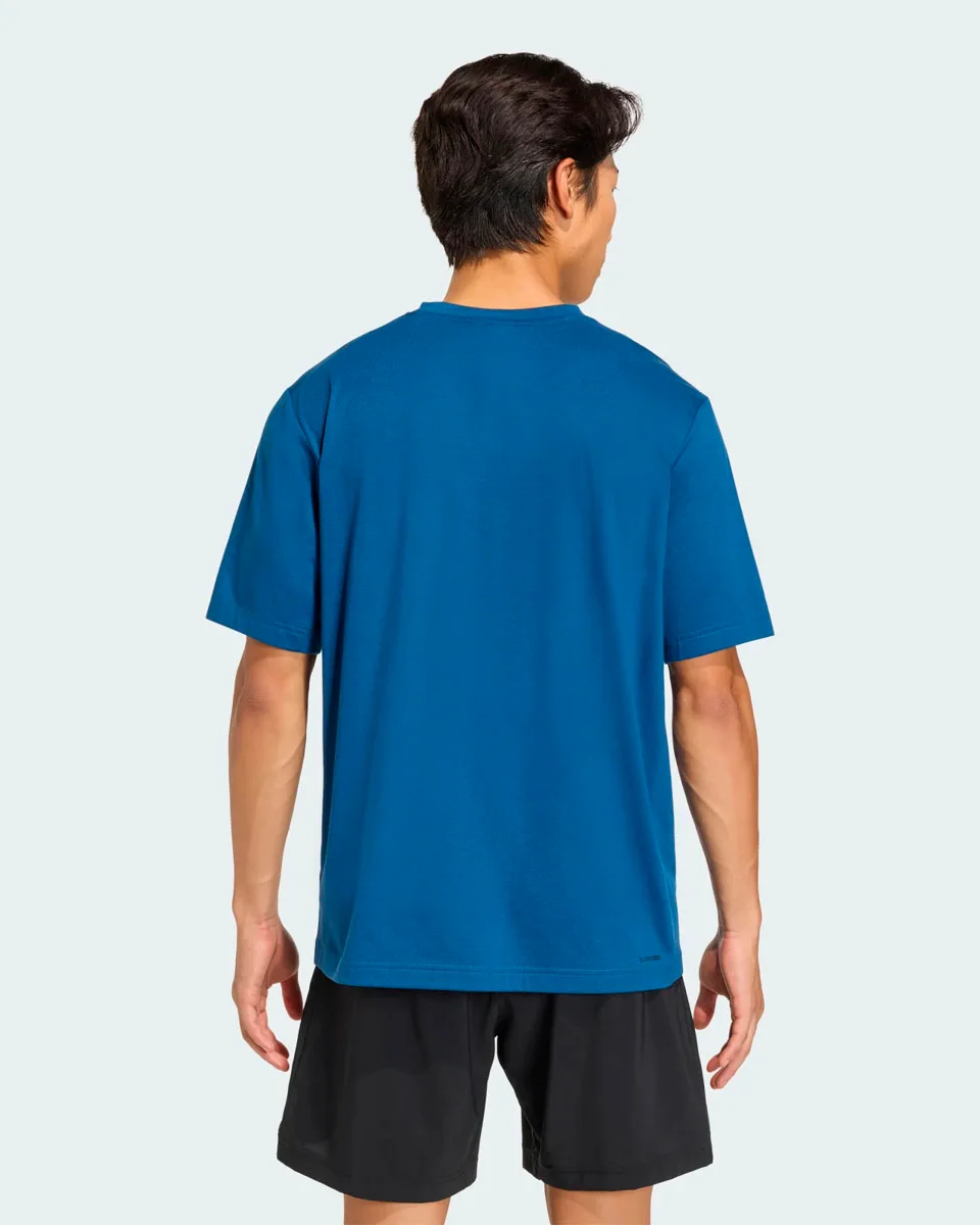 Adidas camiseta masculina treino basica kd5505 — DUSKY PETROL (foto 4)