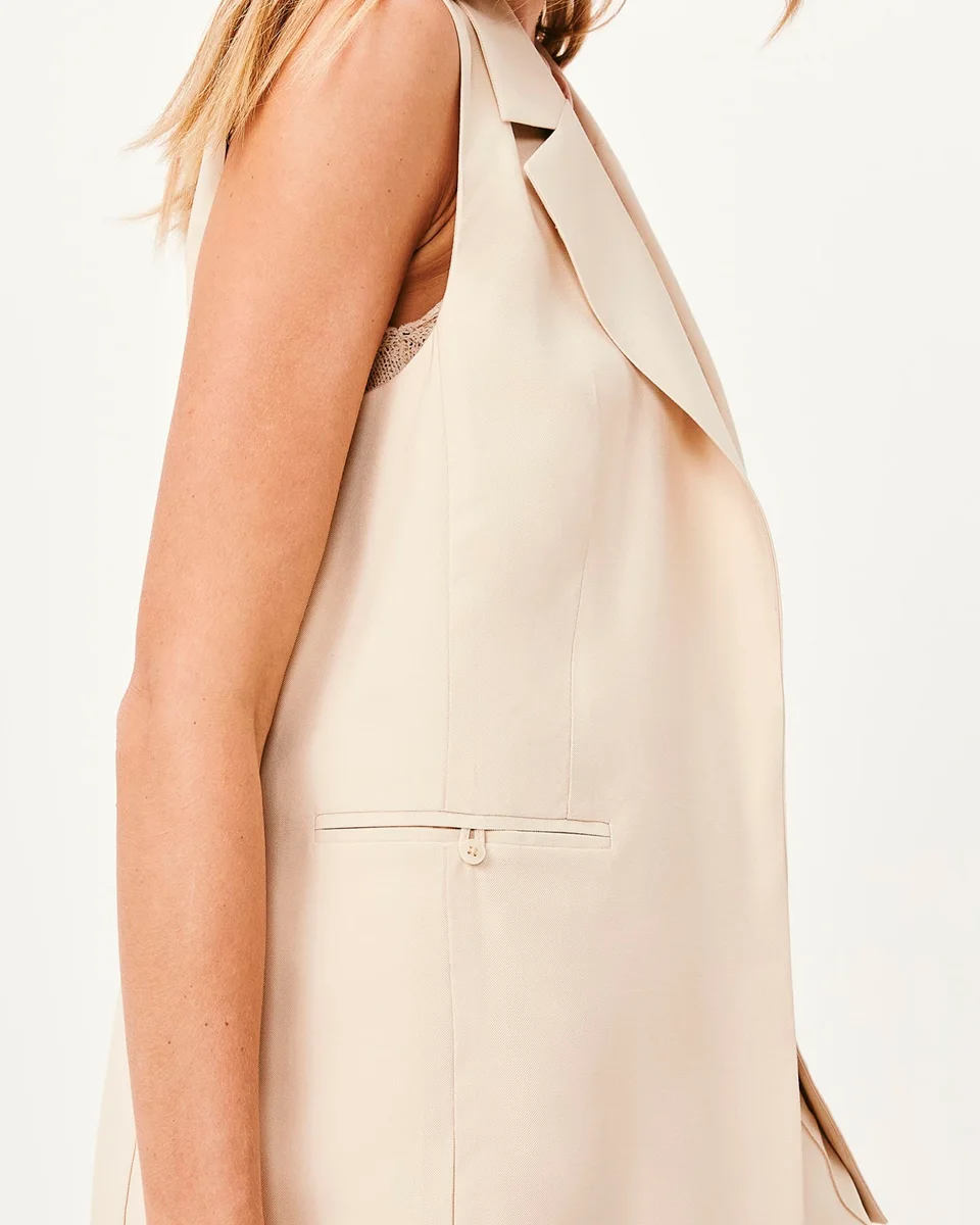 Hering colete feminino k6eh — CREME (foto 2)