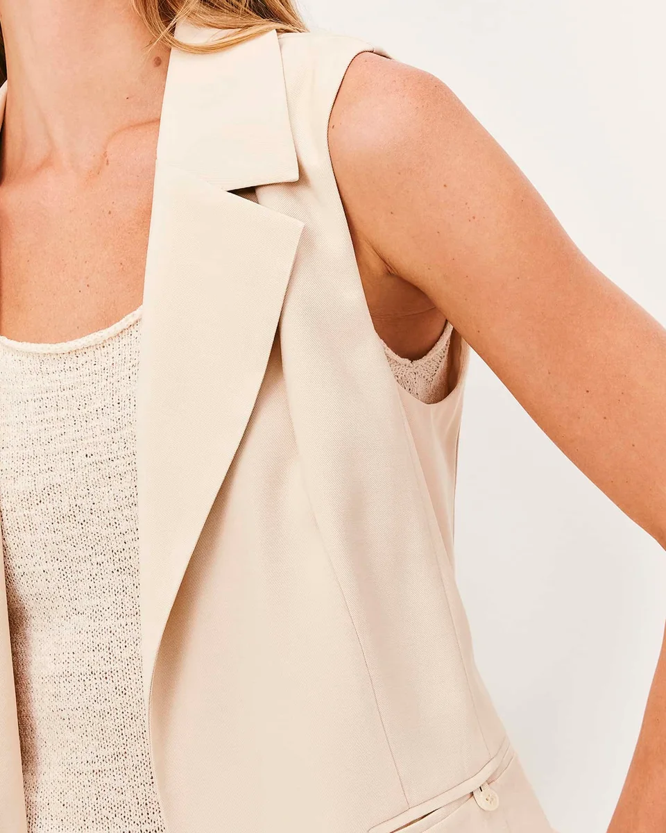 Hering colete feminino k6eh — CREME (foto 1)