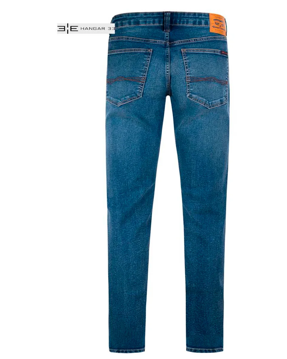Hangar 33 calca sarja com elastano 78030 — JEANS (foto 5)